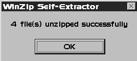 Installation erfolgreich abgeschlossen